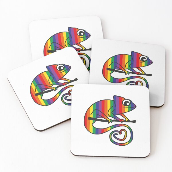 Item preview, pride chameleon designed and sold by GraphicGreets.