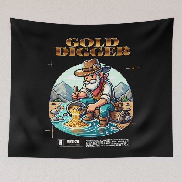 Item preview, Gold digger - Gold panning - Gold prospecting - Gold planner - Gold miner  designed and sold by JansenGS.