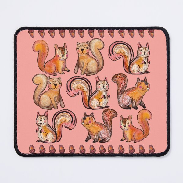 Item preview, Chipmunks and Squirrels with acorns designed and sold by Artlizzard.
