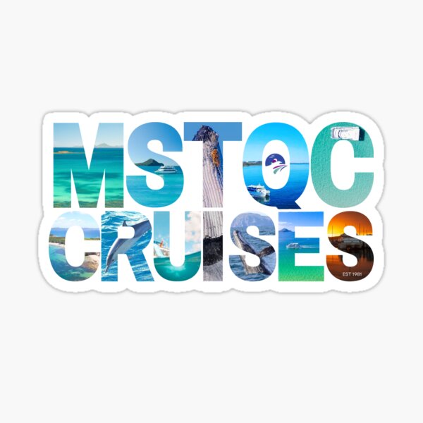 MSTQC Collage Letters Design Sticker
