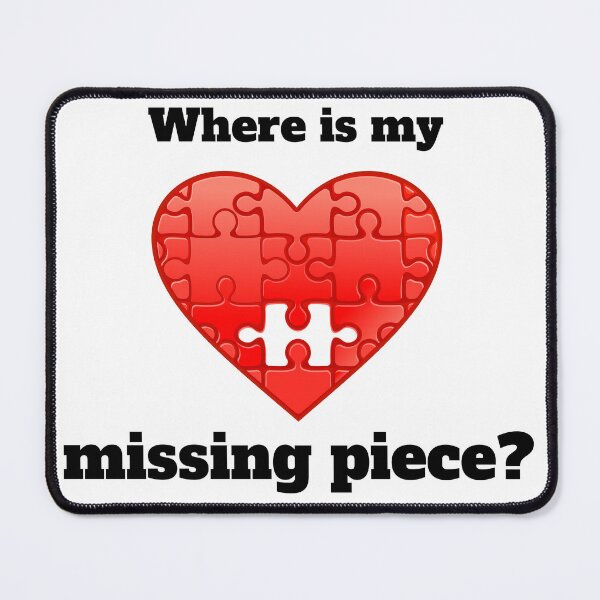 Item preview, Puzzle heart with a missing piece designed and sold by IFarty.