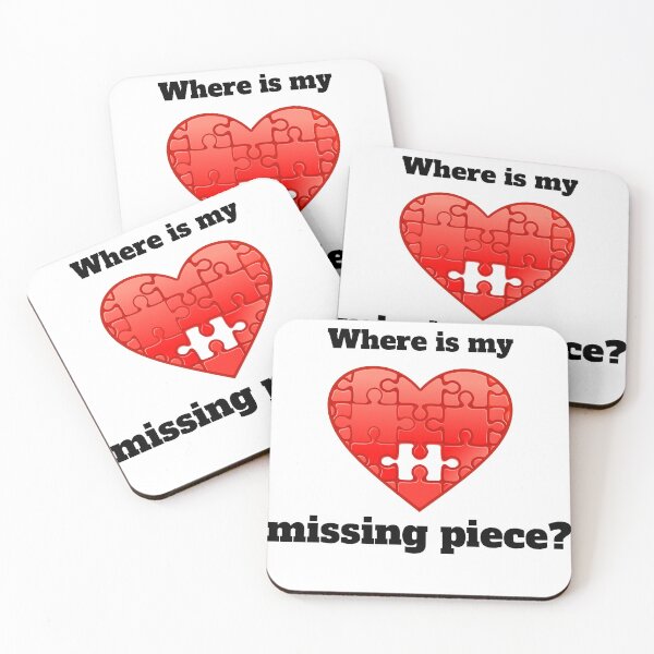 Item preview, Puzzle heart with a missing piece designed and sold by IFarty.