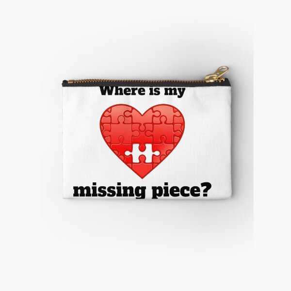 Item preview, Puzzle heart with a missing piece designed and sold by IFarty.