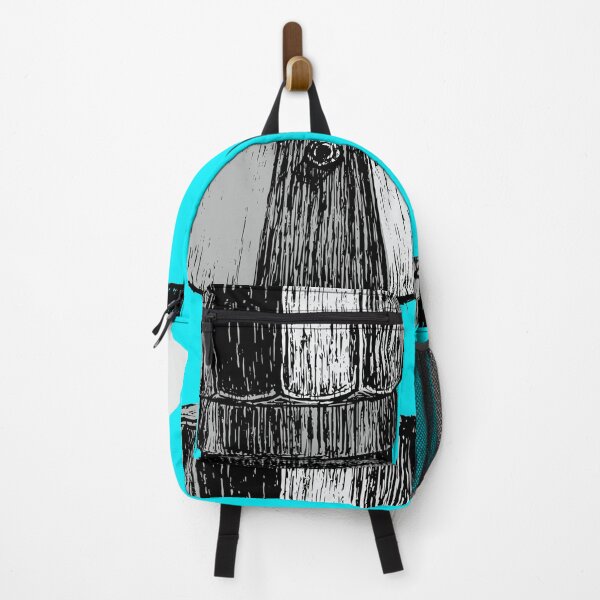 Item preview, Coffee Maker Pen Drawing on Turquoise – Minimal Espresso Art for Modern Kitchen or Café Decor designed and sold by Creative Soul Art.