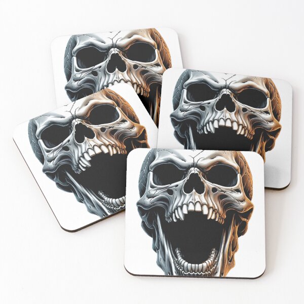 Item preview, screaming skull designed and sold by Petersnook.