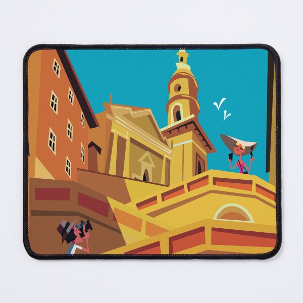 Item preview, Menton Poster designed and sold by GAGodel.