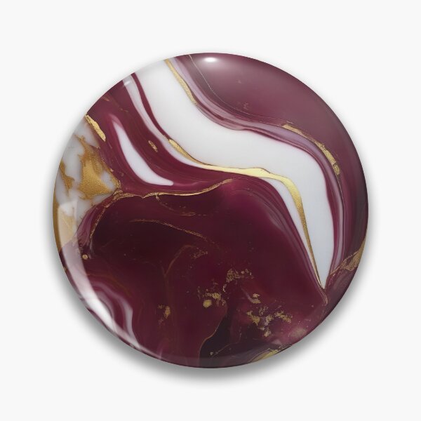 Item preview, Burgundy Gold Liquid Marble Pattern designed and sold by Tamas Das.