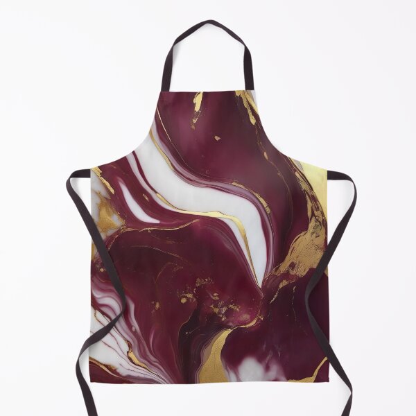 Item preview, Burgundy Gold Liquid Marble Pattern designed and sold by Tamas Das.