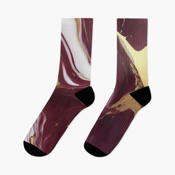 Item preview, Burgundy Gold Liquid Marble Pattern designed and sold by Tamas Das.