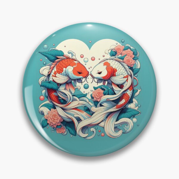 Item preview, Koi fishes 2d style digital designed and sold by whoismomoexe.