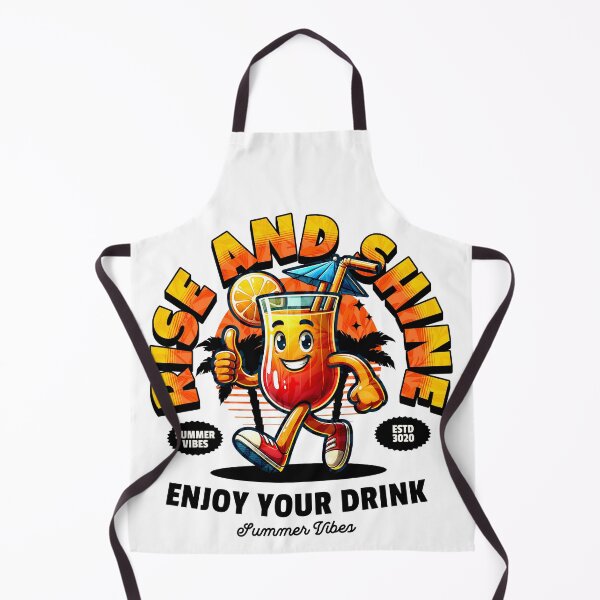 Item preview, cute drink mascot rise and shine designed and sold by ShawishArt.