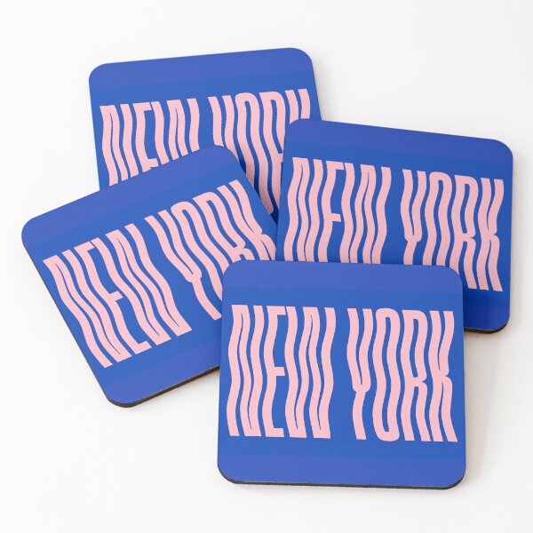 Item preview, New York Wavy Text Cool Pop Art designed and sold by Paigaam.