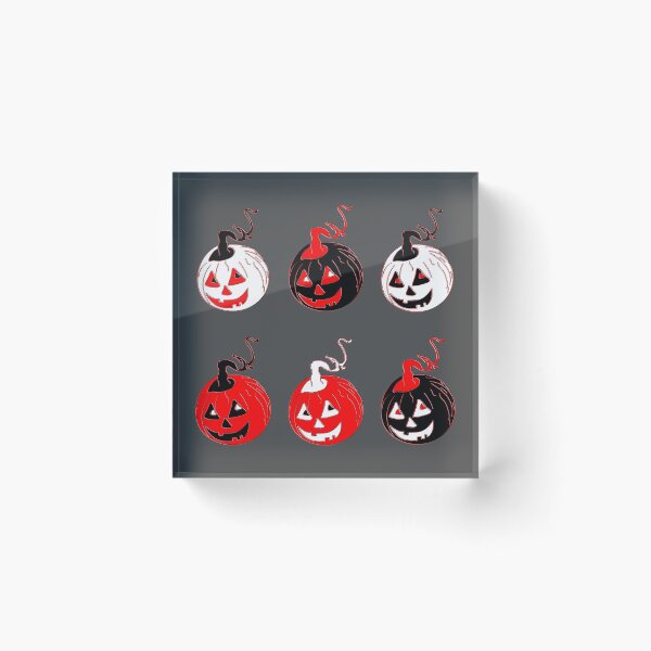Item preview, Happy Hallowin Party Halloween day red pumpkin pixel art designed and sold by 4rpixs.