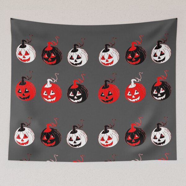 Item preview, Happy Hallowin Party Halloween day red pumpkin pixel art designed and sold by 4rpixs.