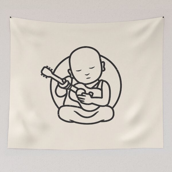 Item preview, Buddhist Guitarist - Spiritual Band Musician designed and sold by propellerhead.
