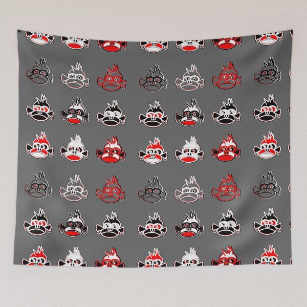 Item preview, graffiti art monkey head street urban creativity designed and sold by 4rpixs.