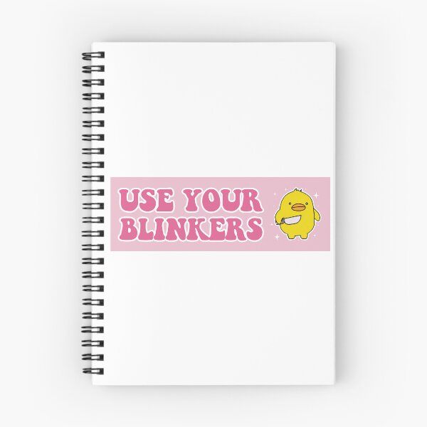 Item preview, Use Your Blinkers Funny Duck Meme Cute Bumper designed and sold by BUMPER-STICKERS.