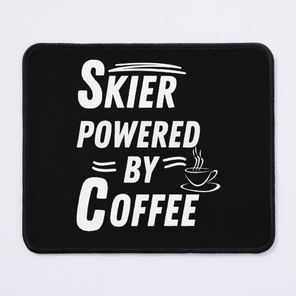 Item preview, Skier powered by coffee designed and sold by annoying-shirts.