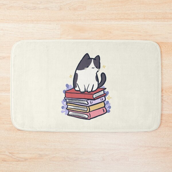Item preview, Book stack with cat designed and sold by Artofmayara.