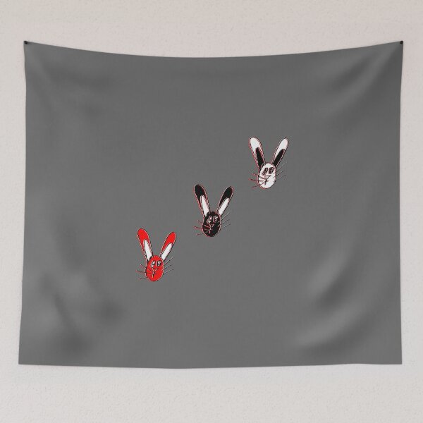 Item preview, rabbit Head Hand painted childrens drawing pencil designed and sold by 4rpixs.