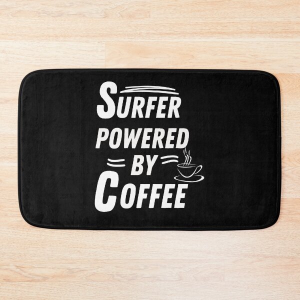 Item preview, Surfer powered by coffee designed and sold by annoying-shirts.