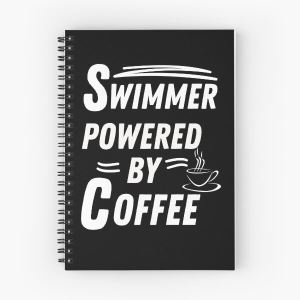 Item preview, Swimmer powered by coffee designed and sold by annoying-shirts.