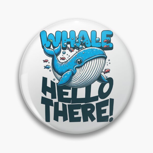 Item preview, Blue Whale Hello  designed and sold by DavidBriot.