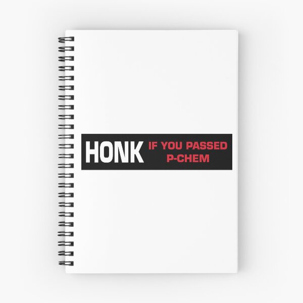 Item preview, Honk If You Pass P-Chem Funny chemistry bumper designed and sold by BUMPER-STICKERS.