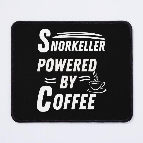 Item preview, Snorkeler powered by coffee designed and sold by annoying-shirts.