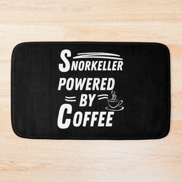 Item preview, Snorkeler powered by coffee designed and sold by annoying-shirts.