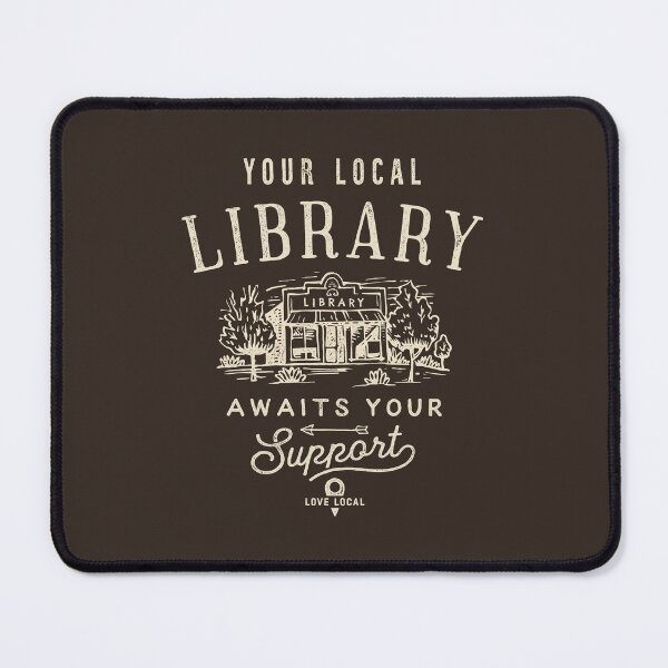 Item preview, Support Your Local Library Vintage Elegant designed and sold by Geek Updated.