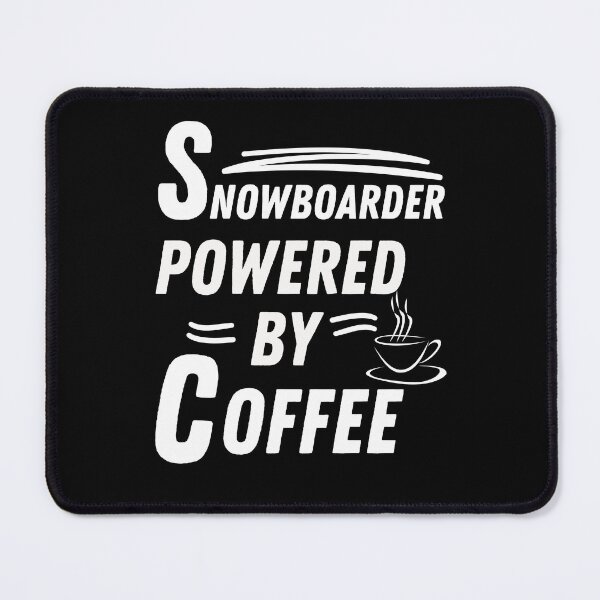 Item preview, Snowboarder powered by coffee designed and sold by annoying-shirts.