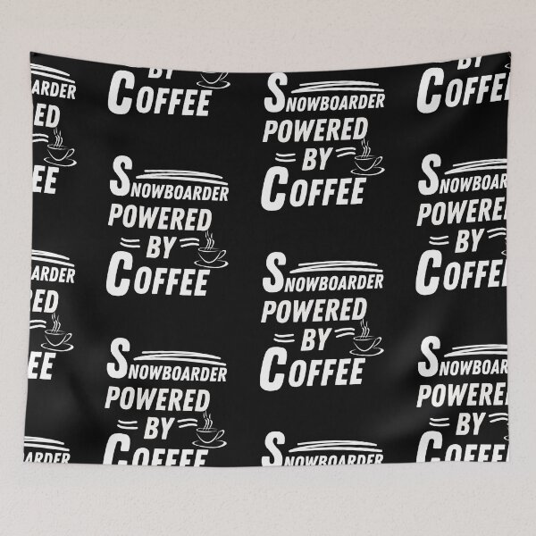 Item preview, Snowboarder powered by coffee designed and sold by annoying-shirts.