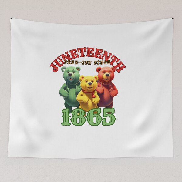 Item preview, The bear celebrates juneteenth designed and sold by DesignNadine.