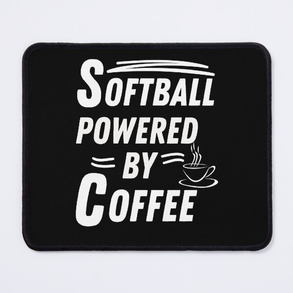 Item preview, Softball powered by coffee designed and sold by annoying-shirts.