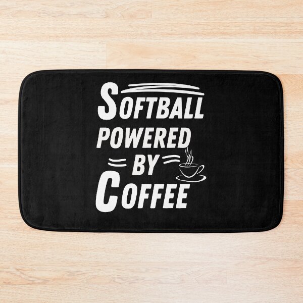 Item preview, Softball powered by coffee designed and sold by annoying-shirts.