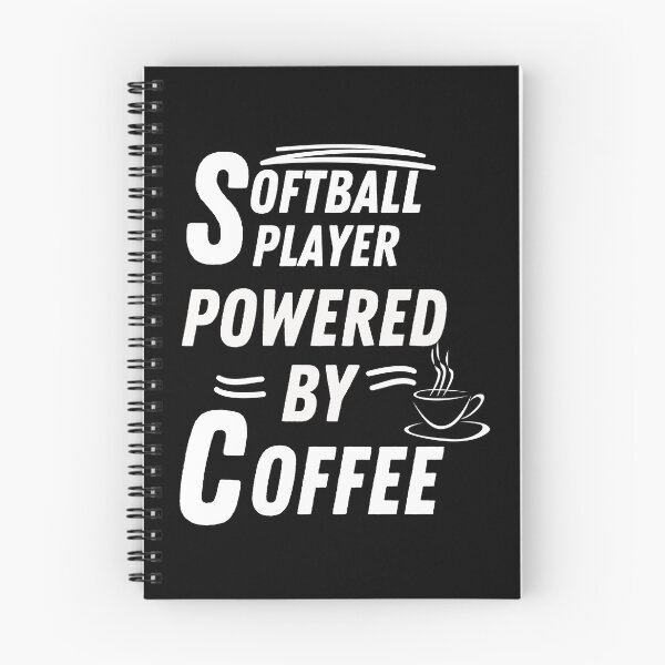 Item preview, Softball player powered by coffee designed and sold by annoying-shirts.