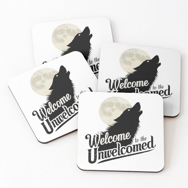 Item preview, Wolf Howling At The Moon Welcome to the Unwelcomed designed and sold by MALIKABO.