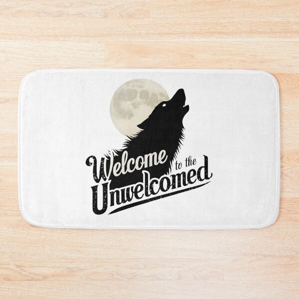 Item preview, Wolf Howling At The Moon Welcome to the Unwelcomed designed and sold by MALIKABO.