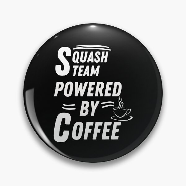 Item preview, Squash team powered by coffee designed and sold by annoying-shirts.