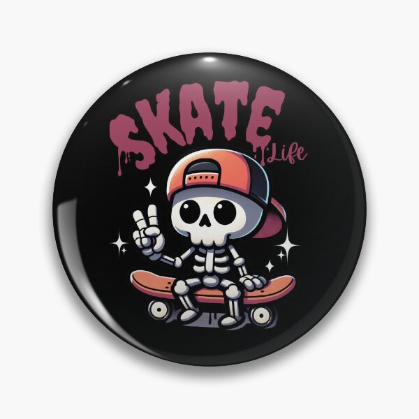 Item preview, Skate Life - Skeleton Skateboarding designed and sold by The magic  Yellow bus.