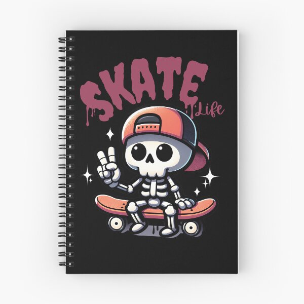 Item preview, Skate Life - Skeleton Skateboarding designed and sold by The magic  Yellow bus.