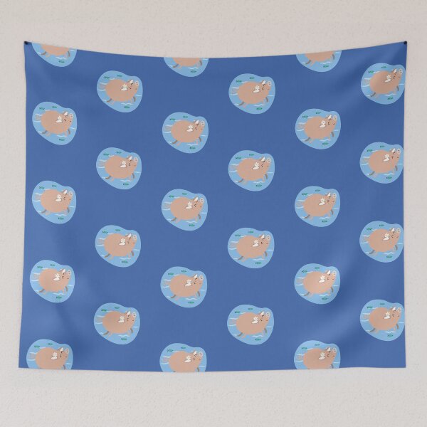 Item preview, Swimming lady pig designed and sold by AnulaArt.