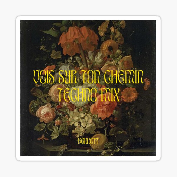 Vois sur ton chemin (Techno Mix) - BENNETT Sticker