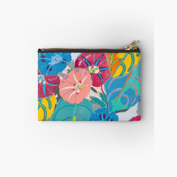 Item preview, Édouard Benedictus - Blue Colorful Floral Watercolor Art Deco Vintage Retro Pattern designed and sold by Vintage-TM.