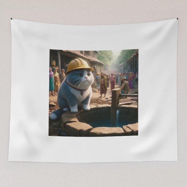 Item preview, Cat construction site designed and sold by Catsmoment.