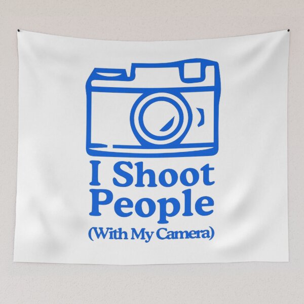 Item preview, I Shoot People With My Camera Nikon Z Gift Idea For Photographers Content Creators designed and sold by Vintage Eclectic Visuals.