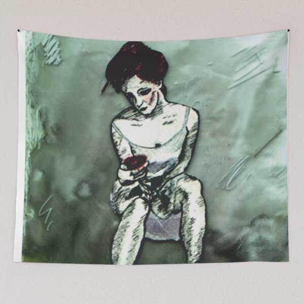 Item preview, THE WOMAN AND THE FLOWER designed and sold by oglobalservices.