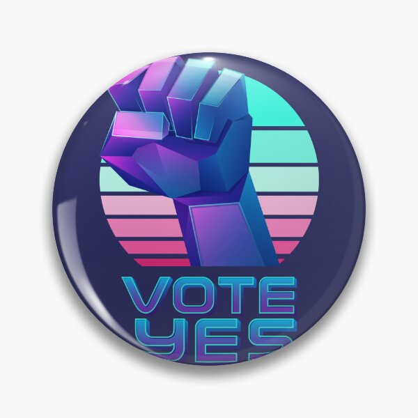 Item preview, vote yes futuristic cyberpunk designed and sold by NiamLab.