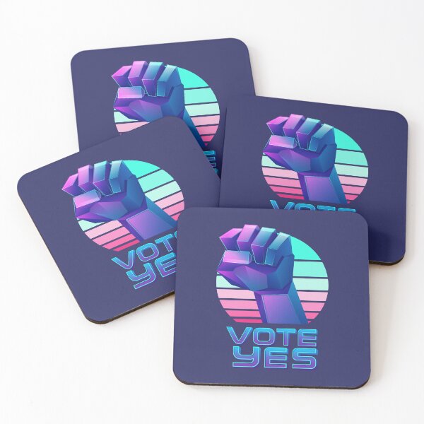 Item preview, vote yes futuristic cyberpunk designed and sold by NiamLab.